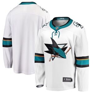 White San Jose Sharks Hockey Jersey